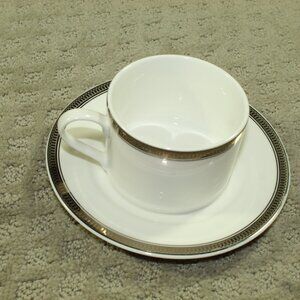 Epoch Exclusives Century Platinum E207 Coffee Tea Cup and Saucer